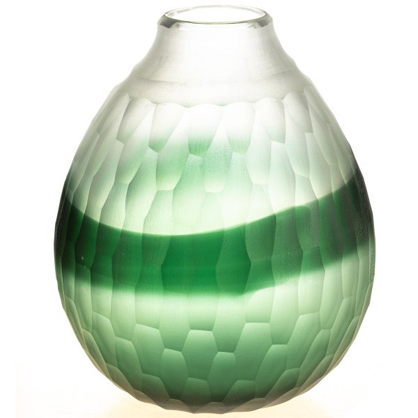 Handgeschliffene Glasvase EG276