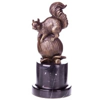 Bronzefigur Eichhörnchen YB752 Bronzefigur Eichhörnchen YB752