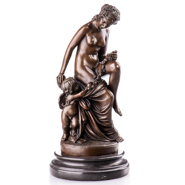 Bronzefigur Venus und Amor YB129