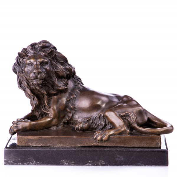 Bronzefigur Löwe YB195