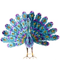 Metall Gartenfigur Pfau JUM232 Metall Gartenfigur Pfau JUM232