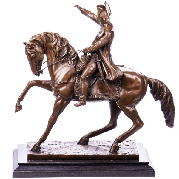 Bronzefigur Napoleon auf Pferd YB198