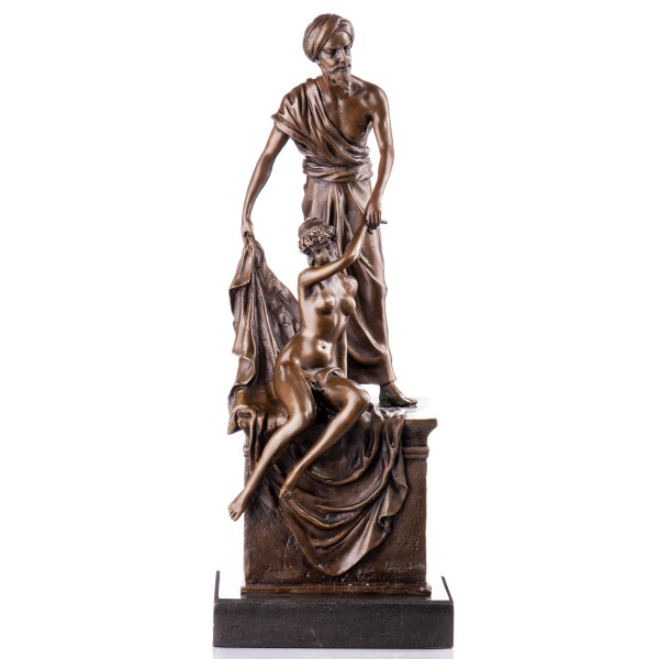 Bronzefigur Winer Art Arabischer Sklavenhändler YB374