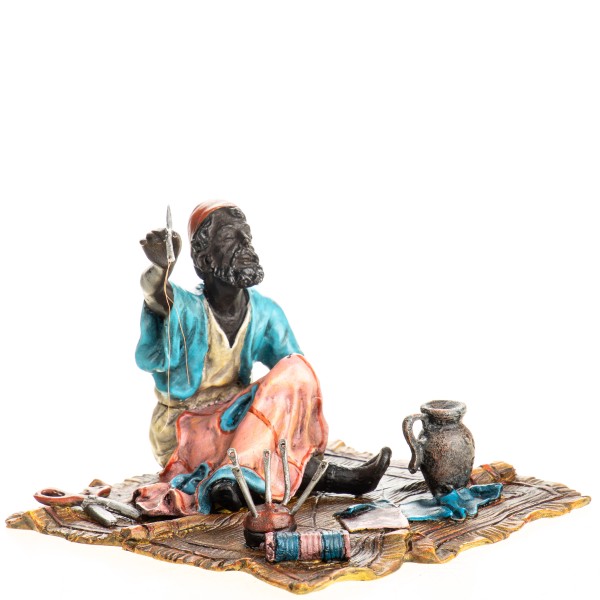 Farbige Bronzefigur Wiener Art Schneieder BT969
