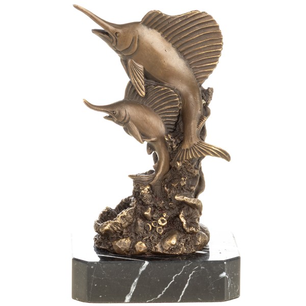 Bronzefigur Schwertfische YB956