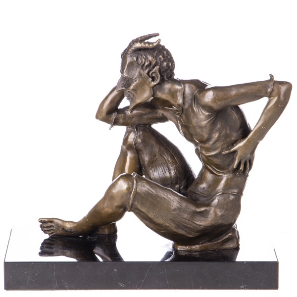 Erotische Bronzefigur Teufel YB720