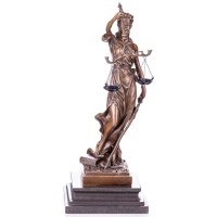 Bronzefigur Justitia YB257 Bronzefigur Justitia YB257