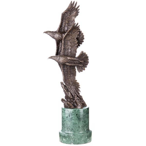 Bronzefigur zwei Adler BT864