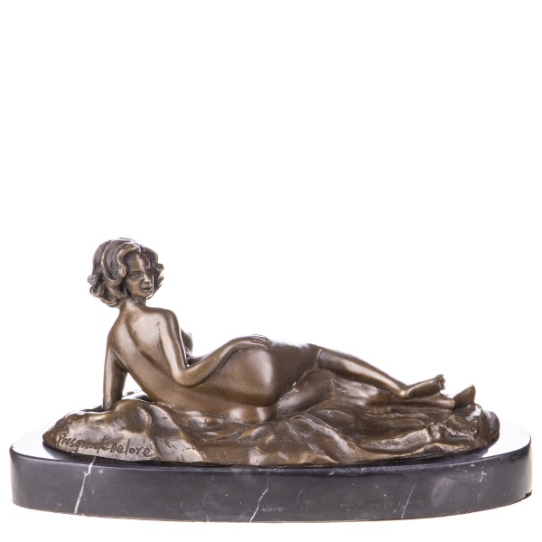 Bronzefigur weiblicher Akt YB721