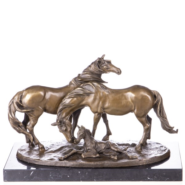 Bronzefigur Pferde YB697