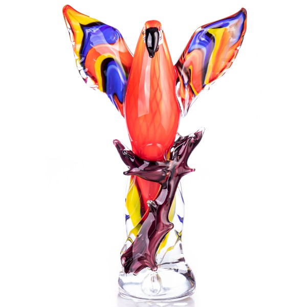 Murano-Stil Glas Papagei GL1238