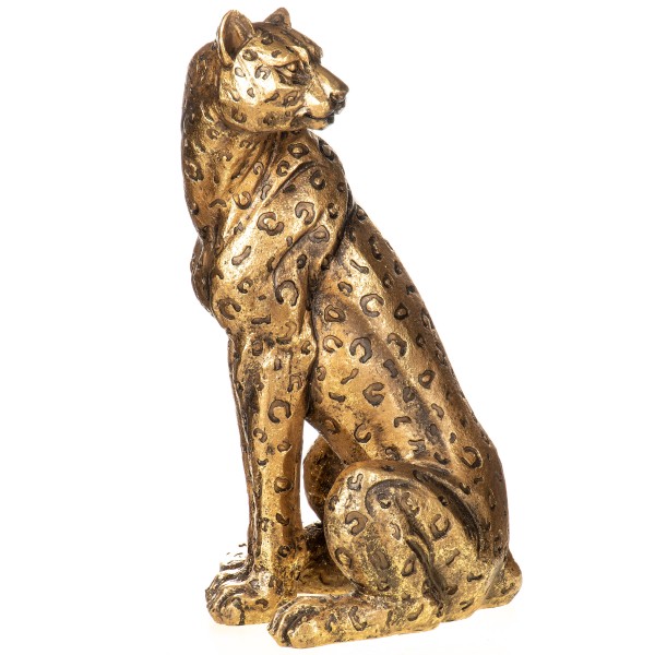 Polyresinfigur Leopard TM361