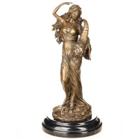 Mythologische Bronzefigur Fortuna YB872 Mythologische Bronzefigur Fortuna YB872