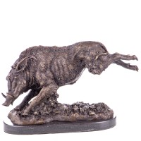 Bronzefigur Wildschwein YB606 Bronzefigur Wildschwein YB606