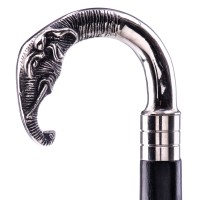 Gehstock mit Messingknauf in Form eines Elefanten B108 Gehstock mit Messingknauf in Form eines Elefanten B108