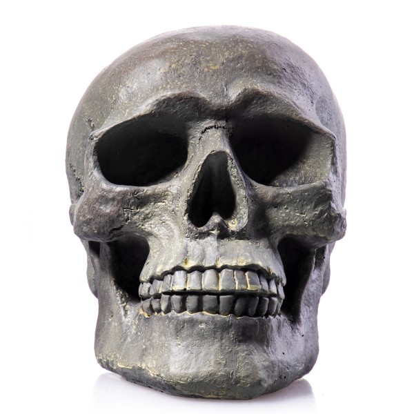 Totenkopf handbemalte Polyresinfigur DT222