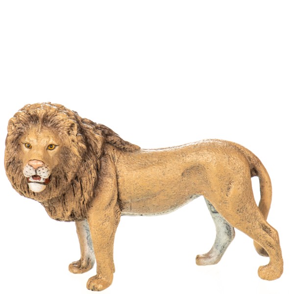 Farbige Bronzefigur Wiener Art Löwe BT957