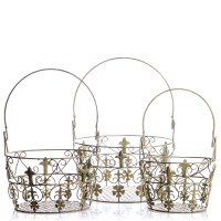 Metall Körbe Set/3 WK040838AG Metall Körbe Set/3 WK040838AG