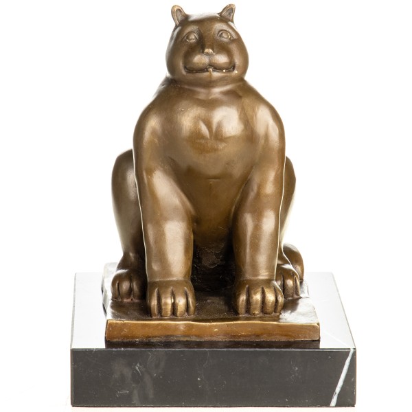 Bronzefigur Katze YB906