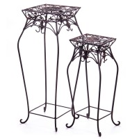 Metall Blumenhocker Set/2 WK040878AB Metall Blumenhocker Set/2 WK040878AB