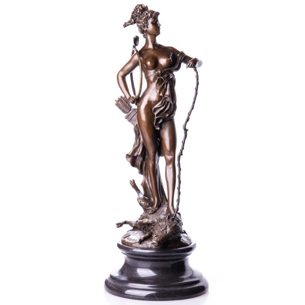 Bronzefigur Göttin Diana bei der Jagd BT569