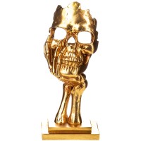 Polyresinfigur Teelichthalter Skelett FP102 Polyresinfigur Teelichthalter Skelett FP102