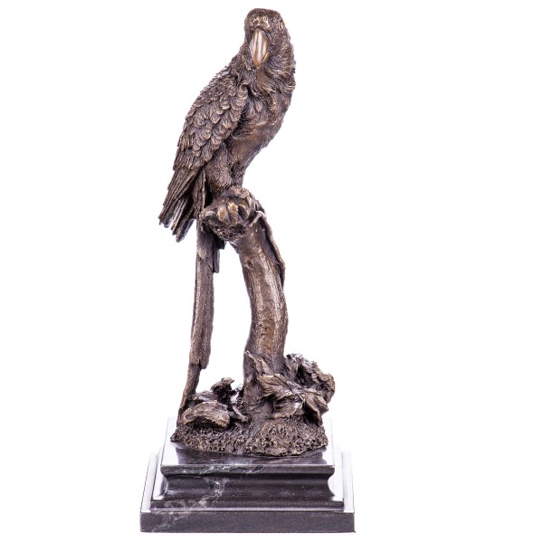Bronzefigur Papagei YB111