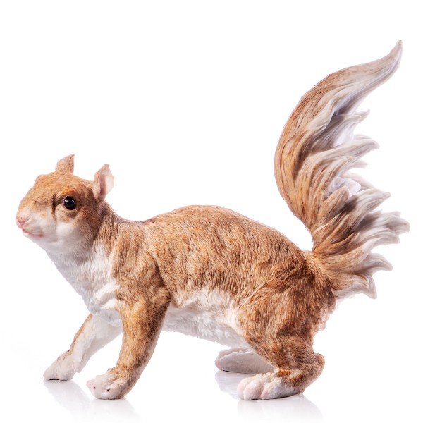 Eichhörnchen handbemalte Polyresinfigur TP131