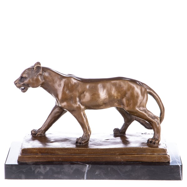 Bronzefigur Löwin YB630