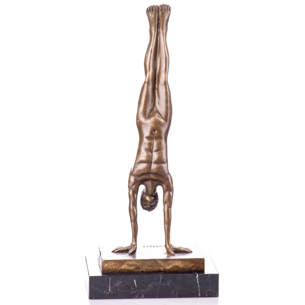 Bronzefigur Mann im Handstand YB691