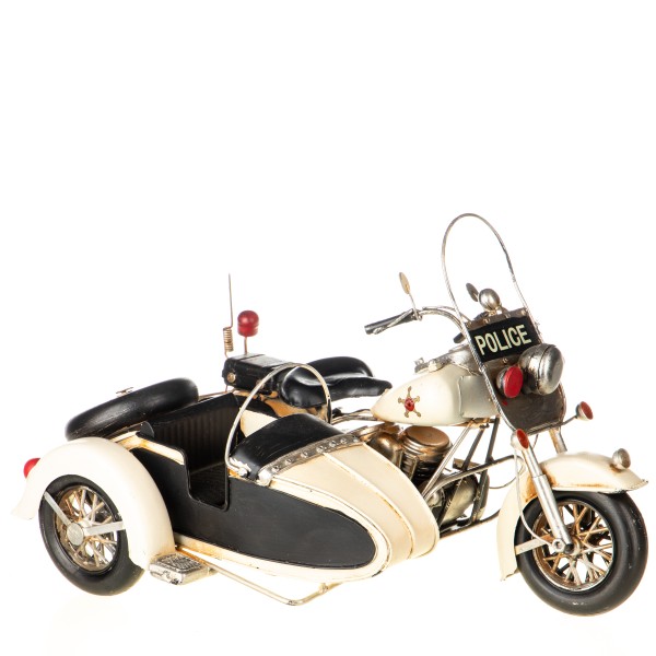 Blechmodell Polizei Motorrad mit Beiwagen TC211