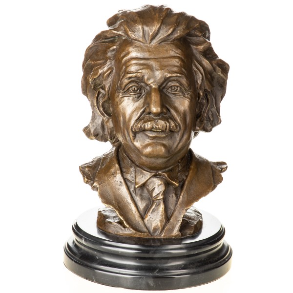 Bronzefigur Büste Albert Einstein YB797