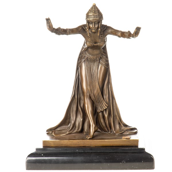 Art Deco Bronzefigur Tänzerin BT381