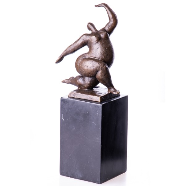 Moderne Bronzefigur Weiblicher Akt BT418