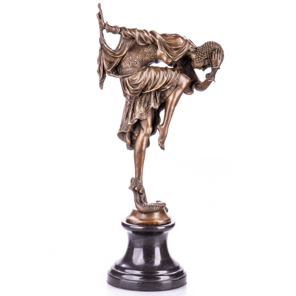 Art Deco Bronzefigur Tänzerin "Ankara Dancer" nach D.H.Chiparus YB160