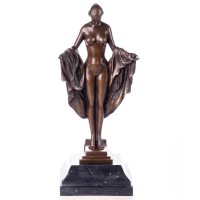 Bronzefigur Weiblicher Akt BT542 Bronzefigur Weiblicher Akt BT542