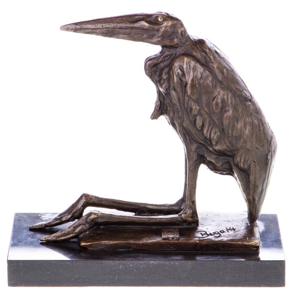 Bronzefigur Marabu nach Bugatti BT511