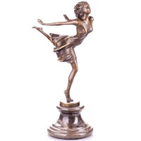 Bronzefigur Tänzerin YB617 Bronzefigur Tänzerin YB617