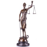 Bronzefigur Justitia BT523 Bronzefigur Justitia BT523