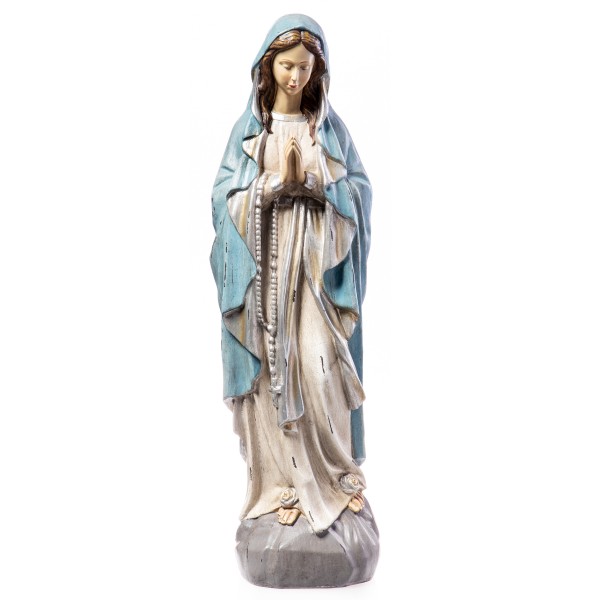 Heilige Madonna handbemalte Polyresinfigur TM302