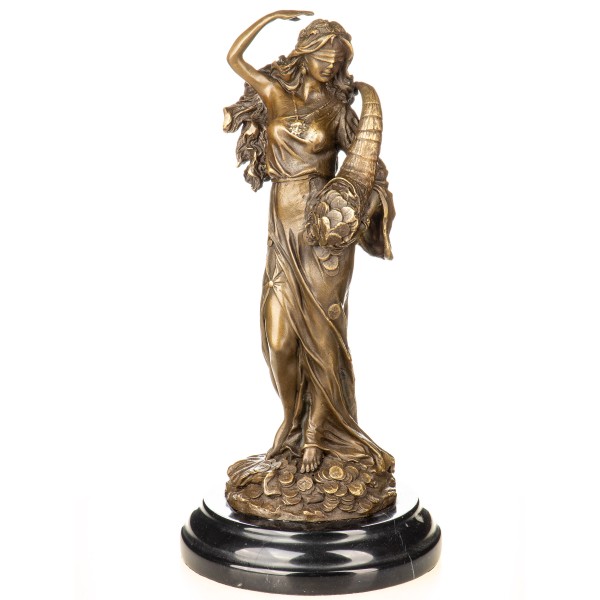 Mythologische Bronzefigur Fortuna YB872