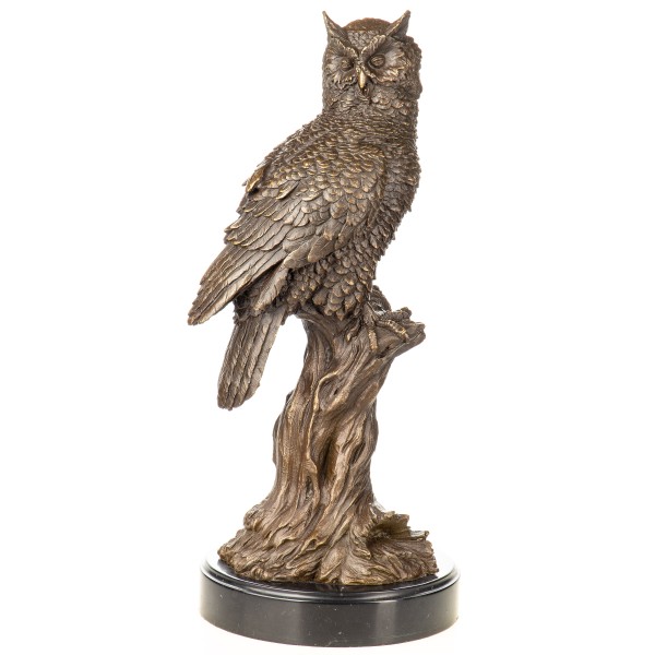 Bronzefigur Eule YB890