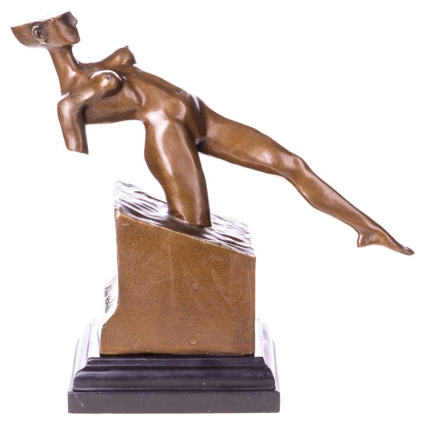 Moderne Bronzefigur weiblicher Akt YB762