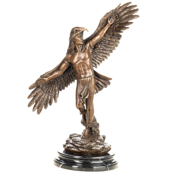 Bronzefigur Indianer YB980