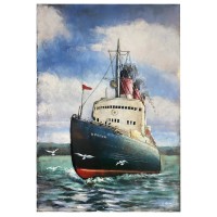 3D Metallbild Schiff MG103 3D Metallbild Schiff MG103