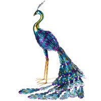 Metall Gartenfigur Pfau JUM208 Metall Gartenfigur Pfau JUM208