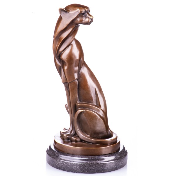 Moderne Bronzefigur Panther BT534