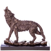Bronzefigur Wolf YB822 Bronzefigur Wolf YB822