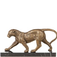 Bronzefigur Leopard YB875 Bronzefigur Leopard YB875
