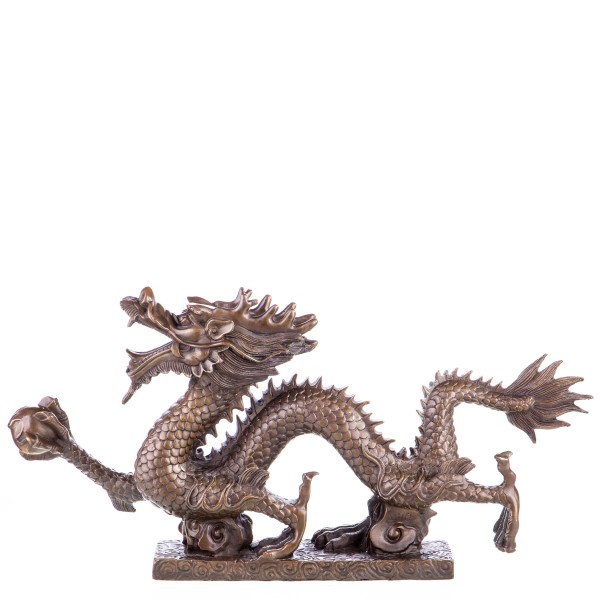Asiatica Bronzefigur Chinesischer Drache CB231
